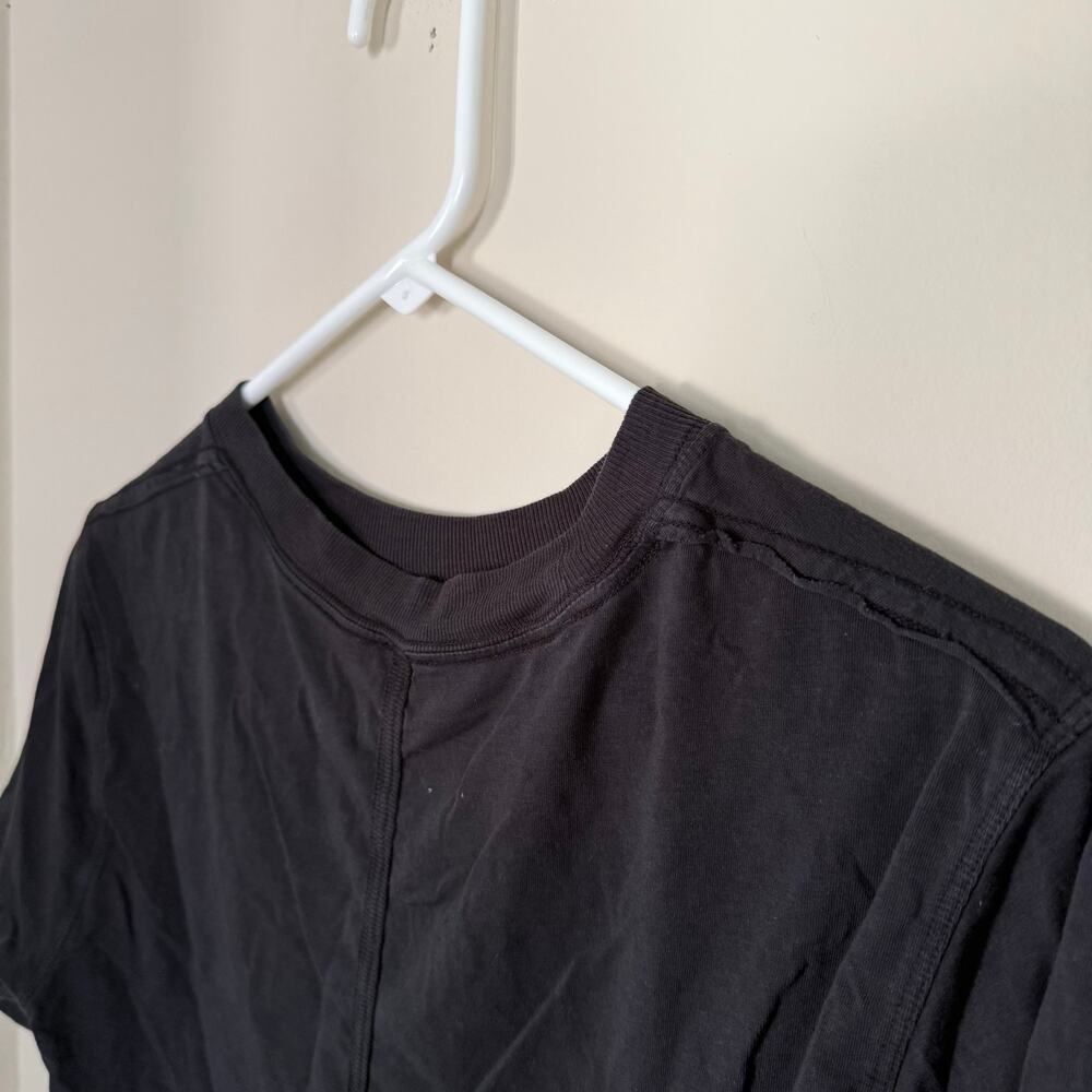 Lululemon Black All Yours Boxy Cropped T-Shirt Pima Cotton Workout Athlesuire- 2 - Picture 5 of 7